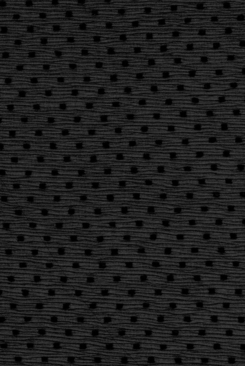 Chiffon creased with polka dots