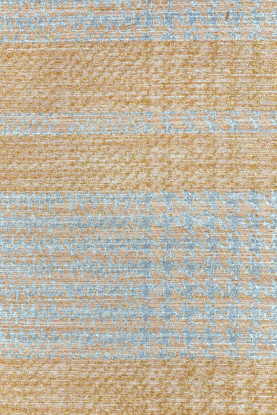 Chanel Stoff mit Hühnerfuß blau