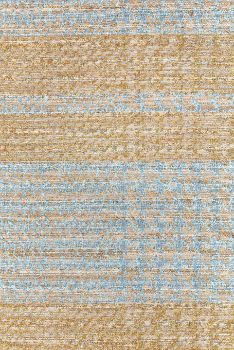 Chanel fabric with hen's foot blue