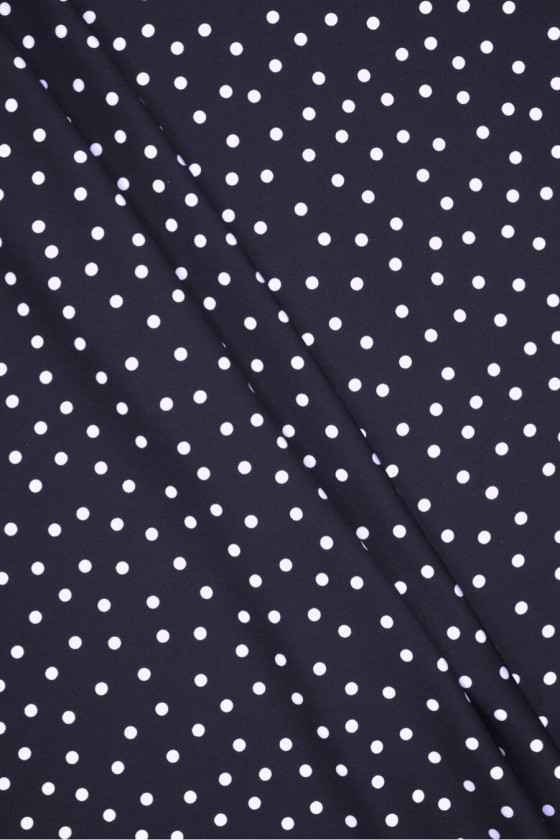 Navy blue viscose with...