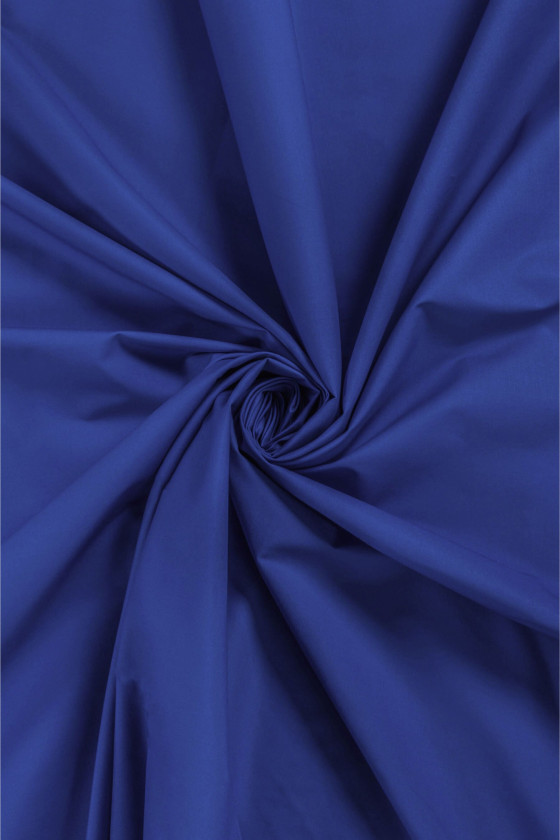 Cornflower blue elastic cotton