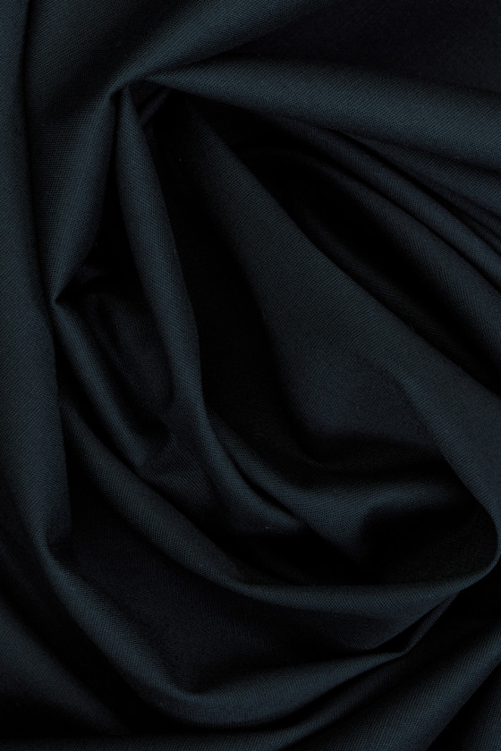 Viscose elastic dark navy blue