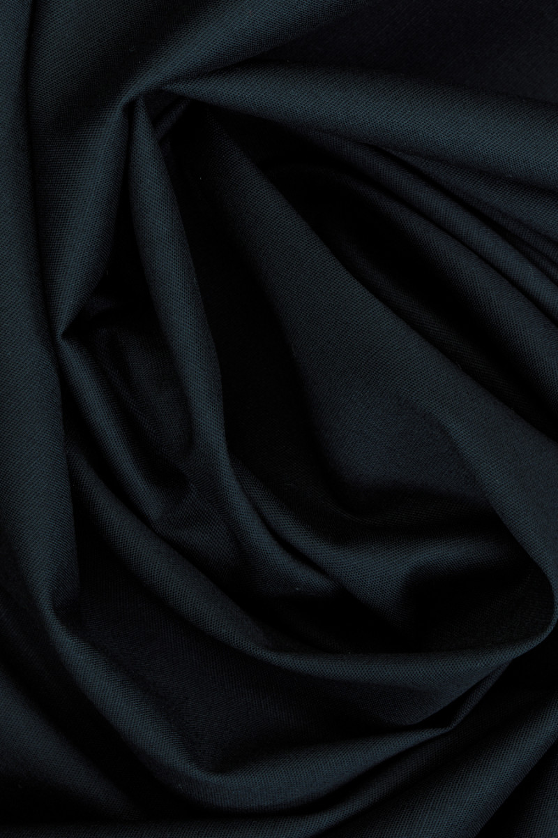 Viscose elastic dark navy blue