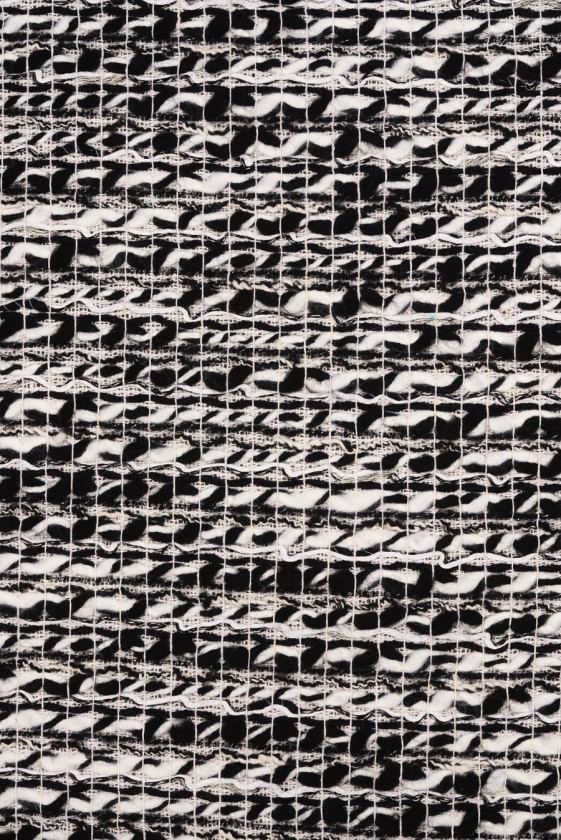 Chanel fabric white and black