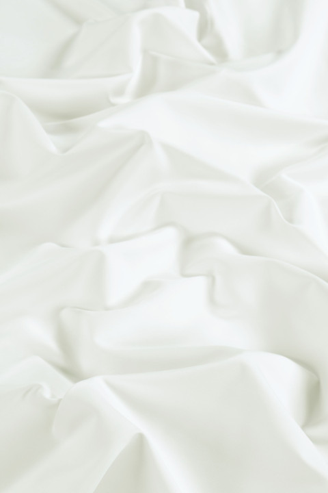 Ecru elastic cotton