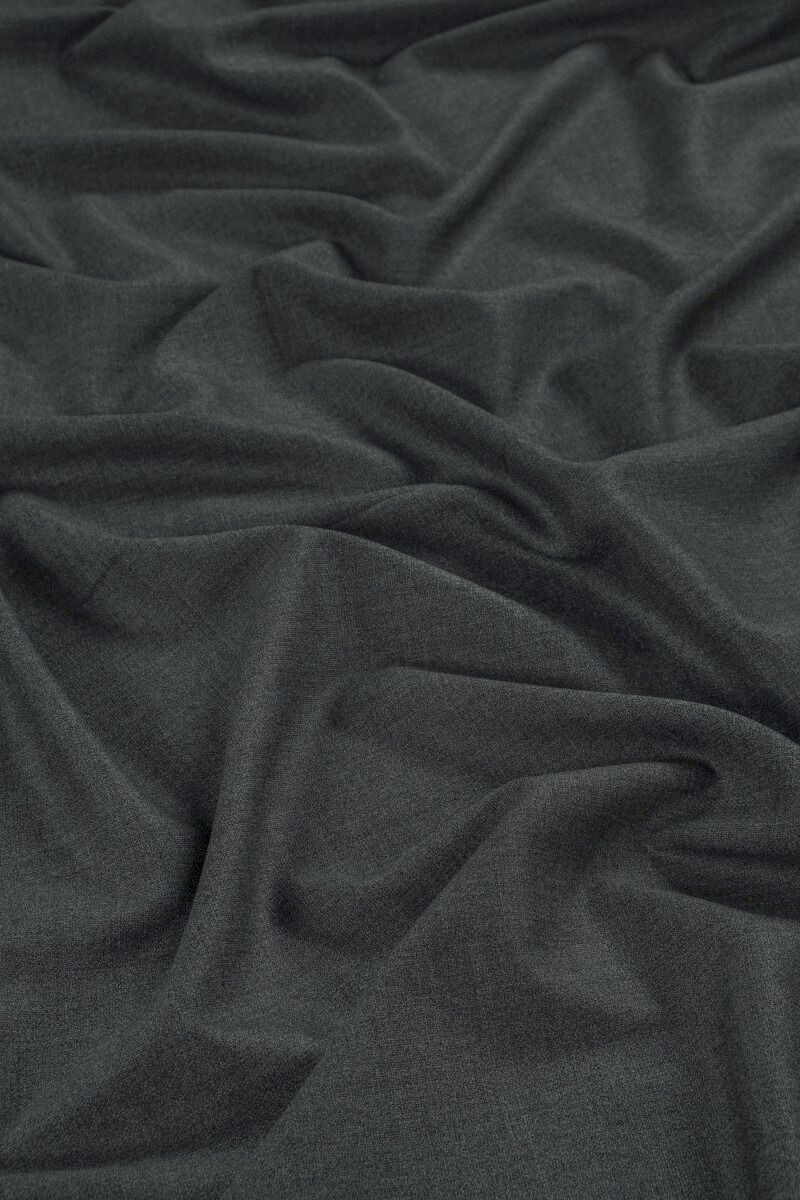 Темно-сіра костюмна вовна