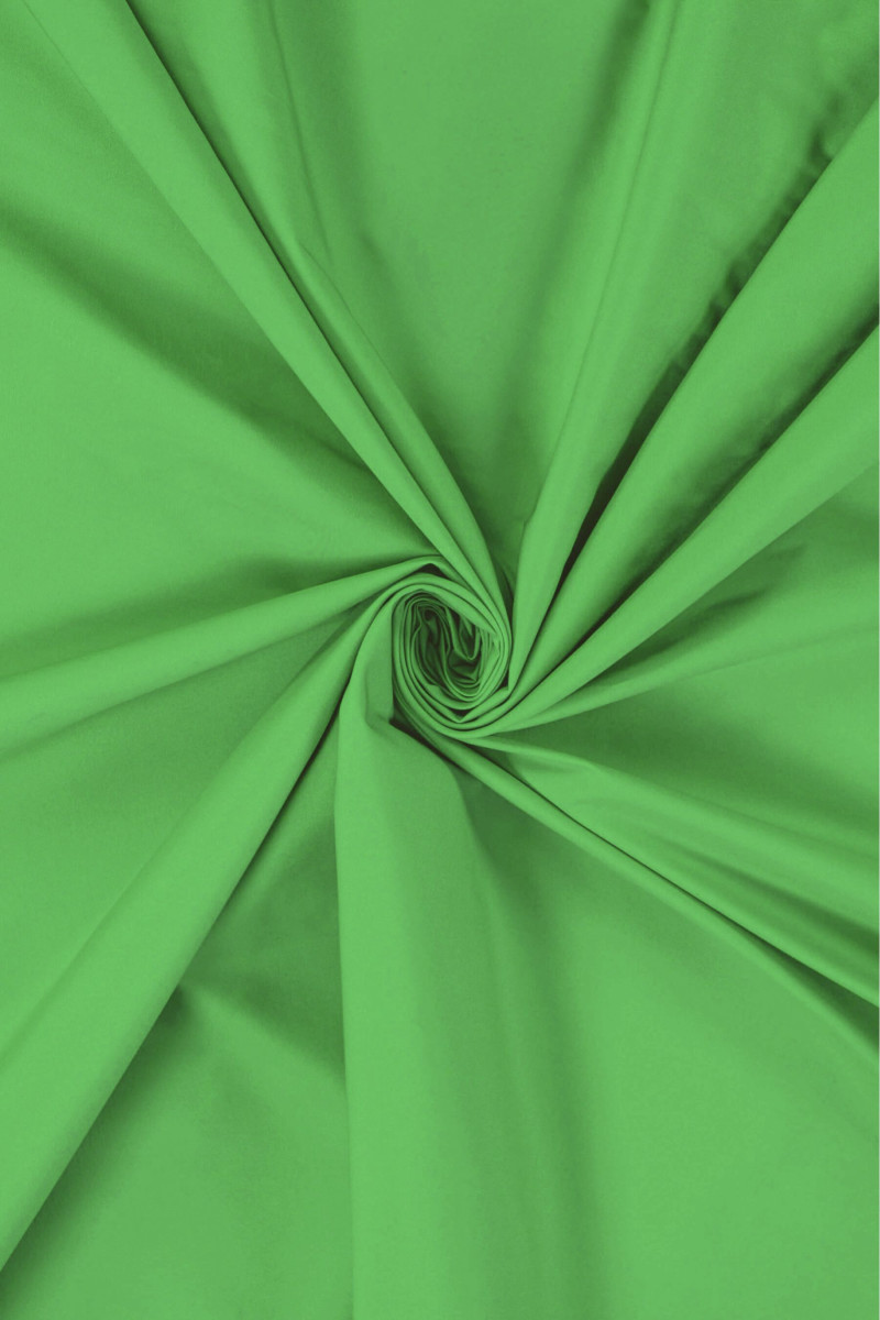 Cotton elastic green