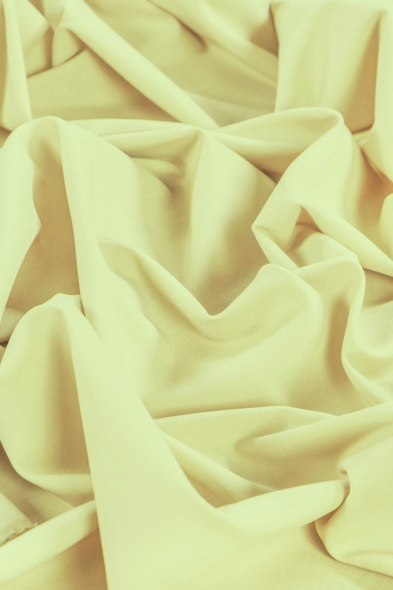 Cotton elastic light lime