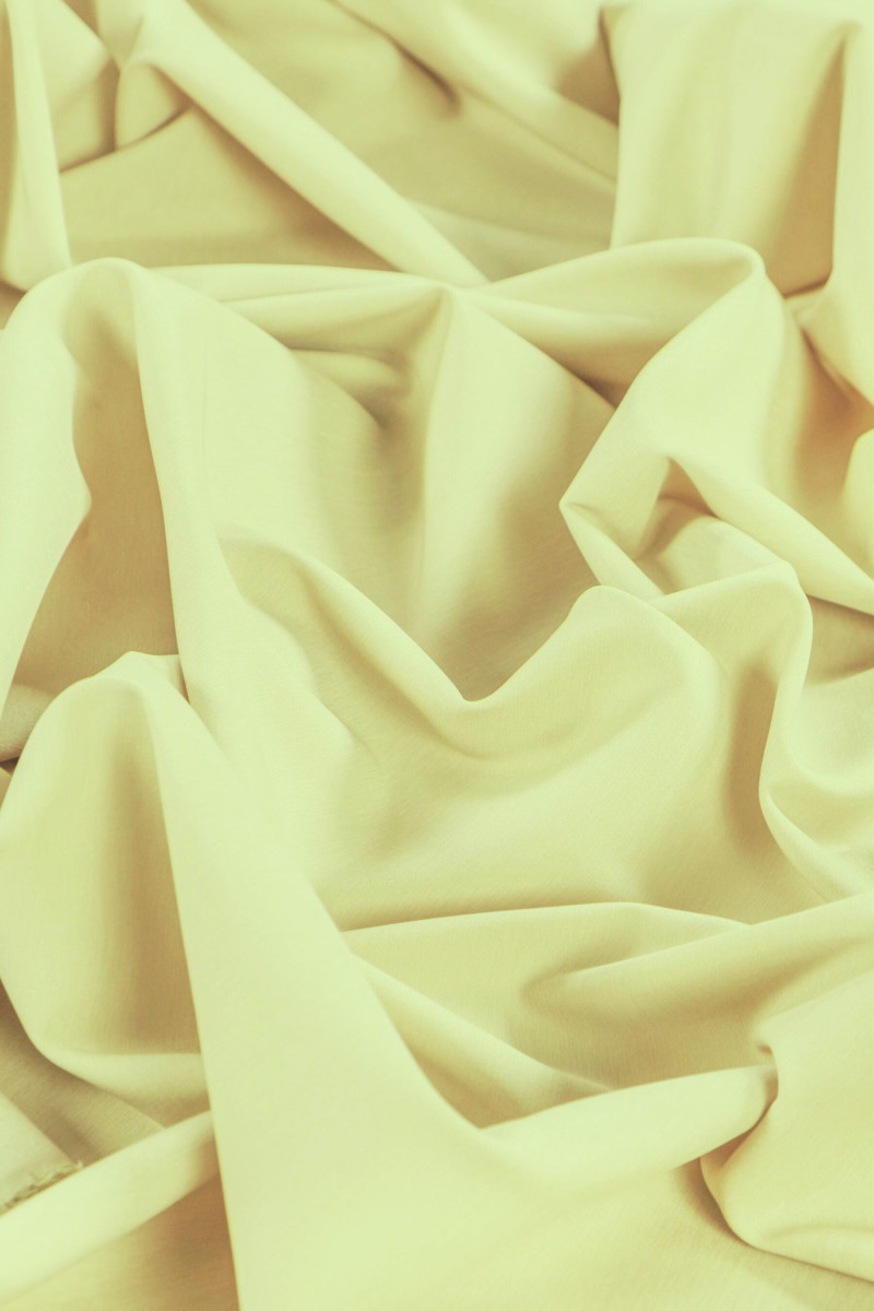 Cotton elastic light lime