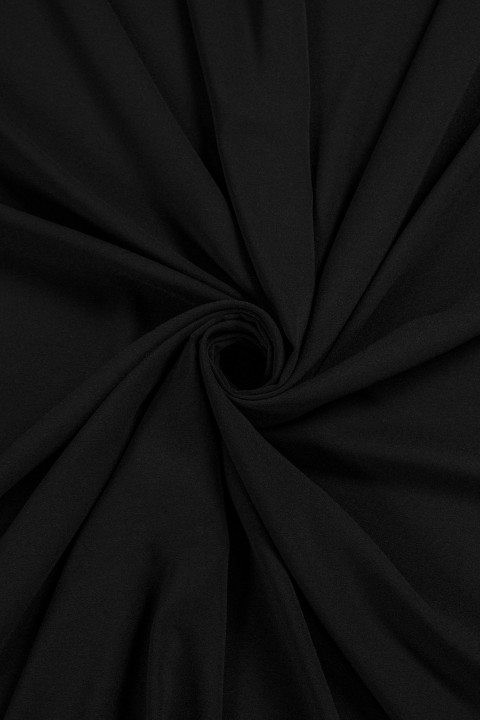 Georgette viscose black