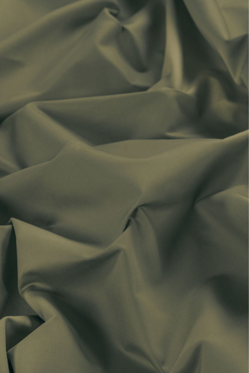 Hemd aus Baumwolle khaki