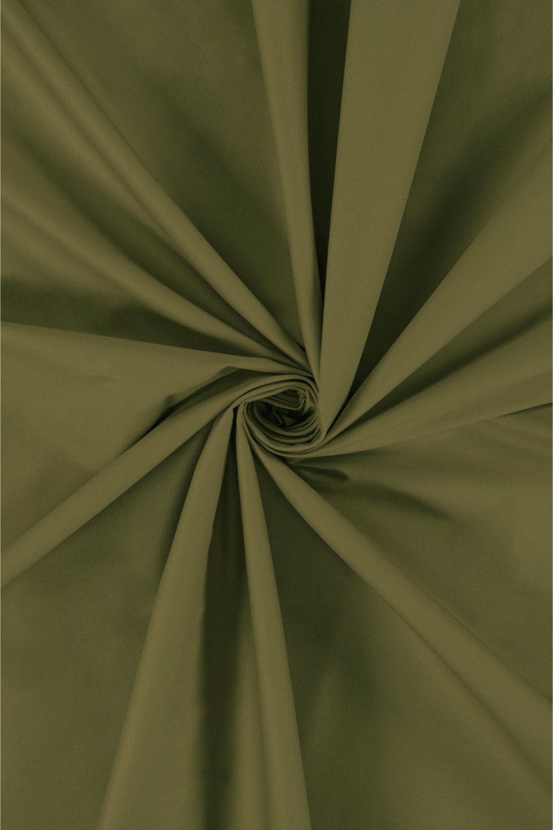 Batiste silk-cotton khaki