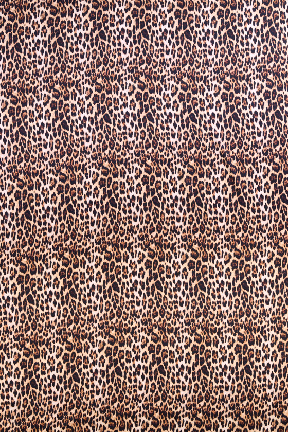 Leoparditrükk siidist satiin