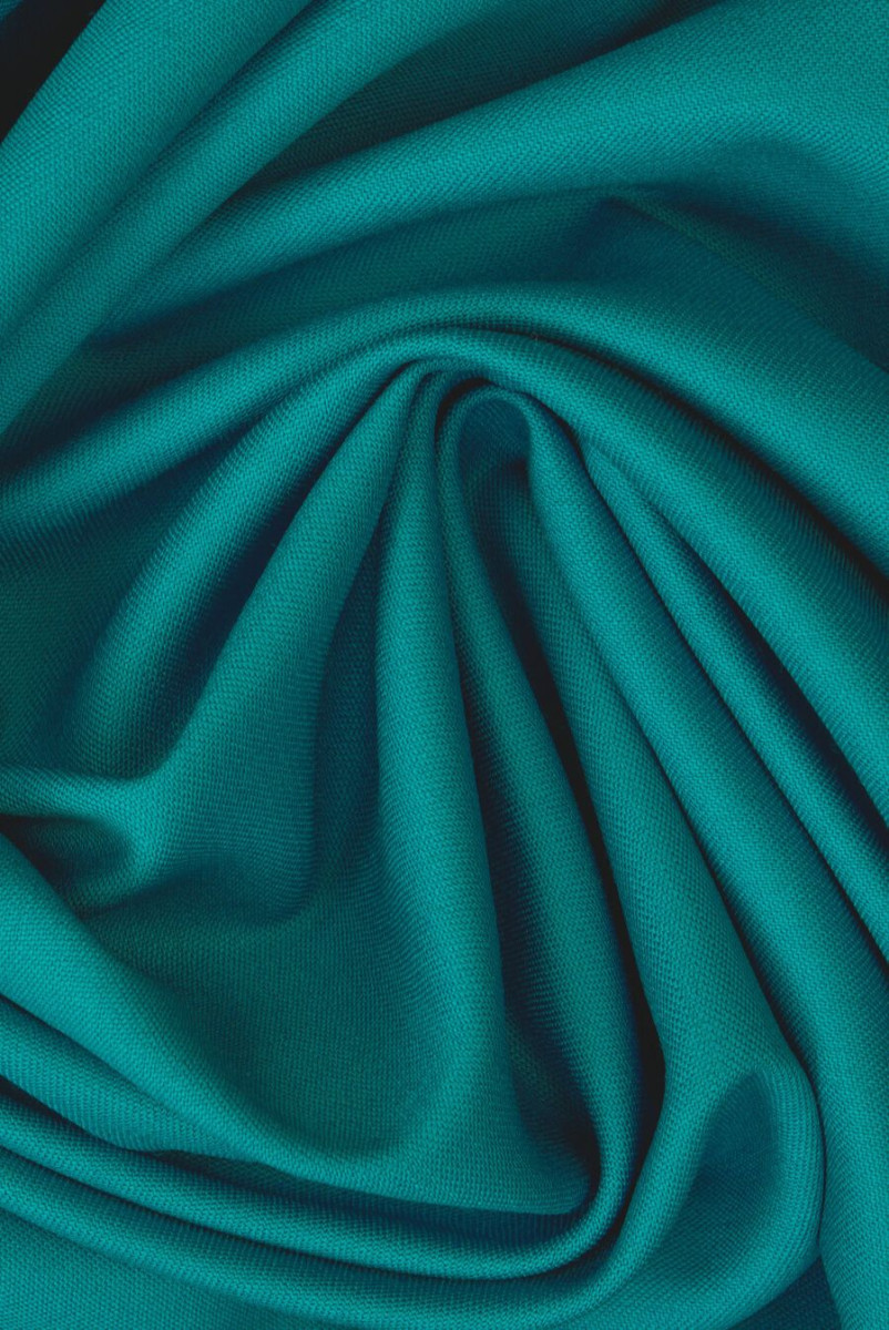 Turquoise wool COUPON 90 cm