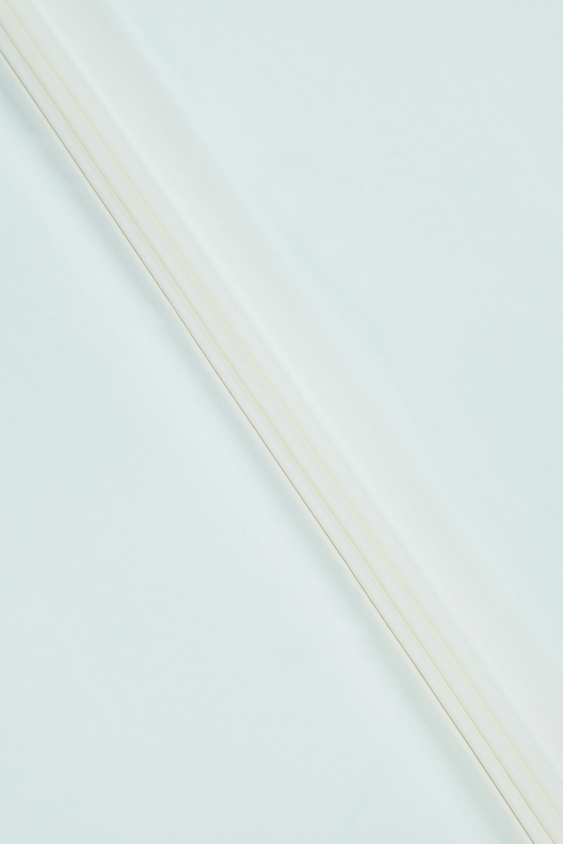 Úzky krémový hodvábny krep