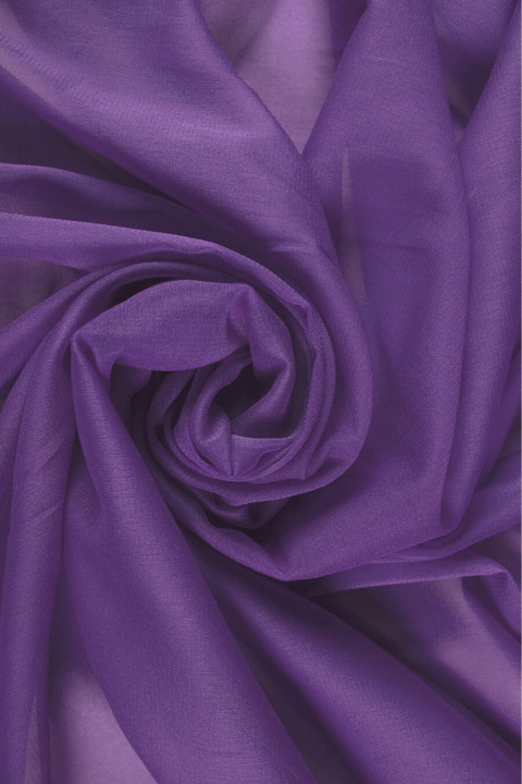 Tunn elastisk siden georgette - olika färger