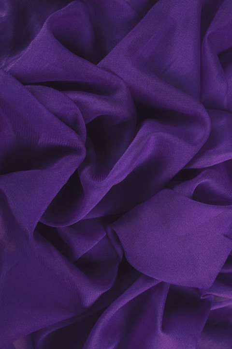 Plonas šilko žoržetas - įvairių spalvų