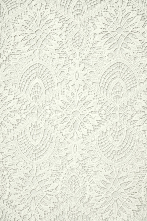 Cream macrame guipure