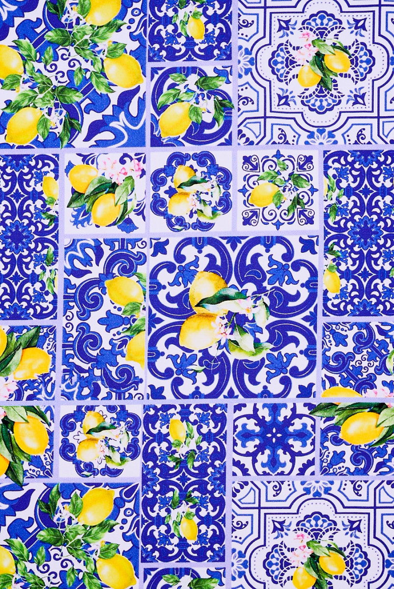 Cotton tiles and small lemons