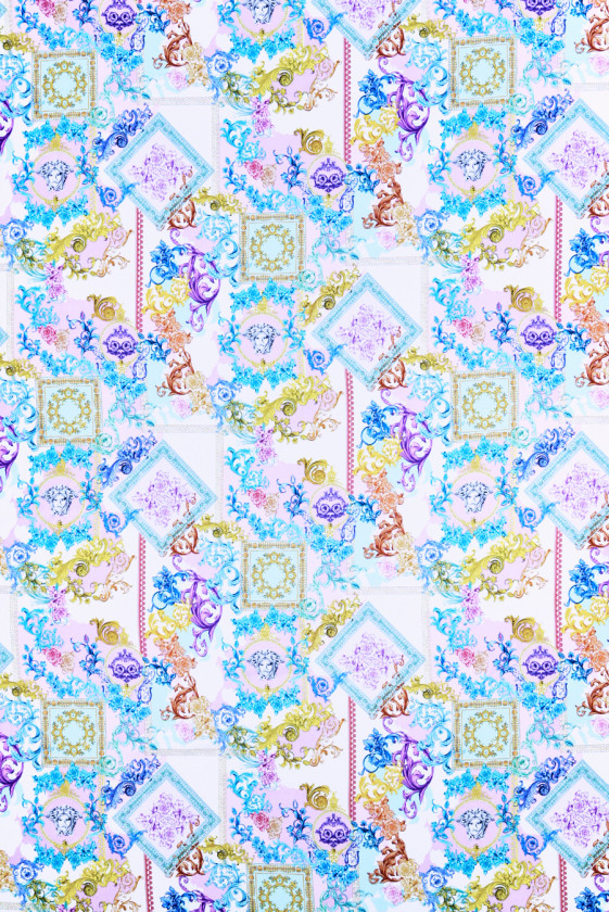 Silk crepe pastel ornaments