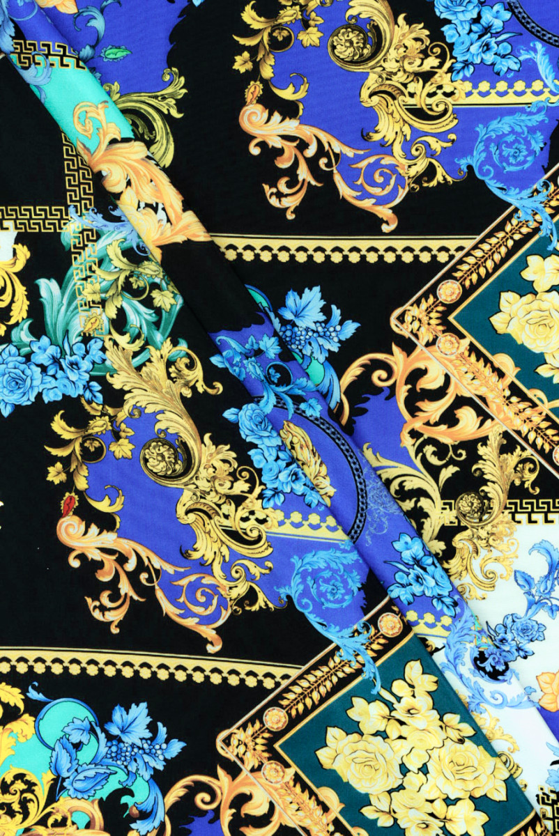 Gelbe Ornamente aus Seidenkrepp