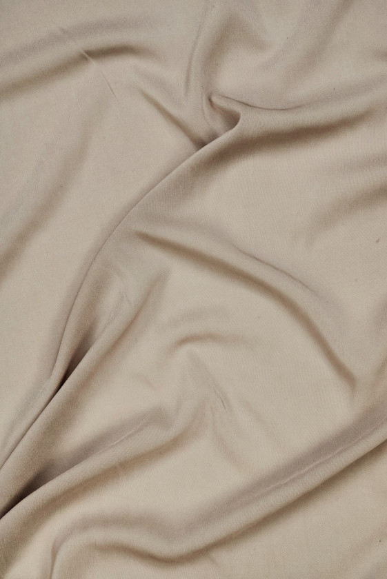 Dünne Viskose georgette Beige