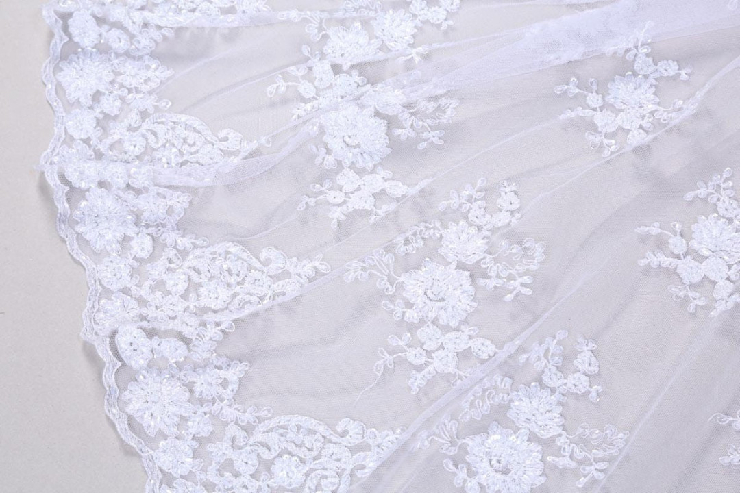 Cream lace with beads COUPONS