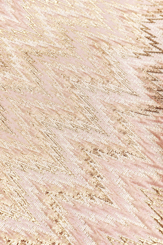 Jacquard rosa Zickzack