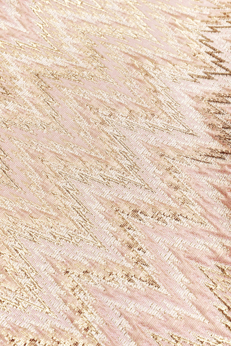 Jacquard rosa Zickzack