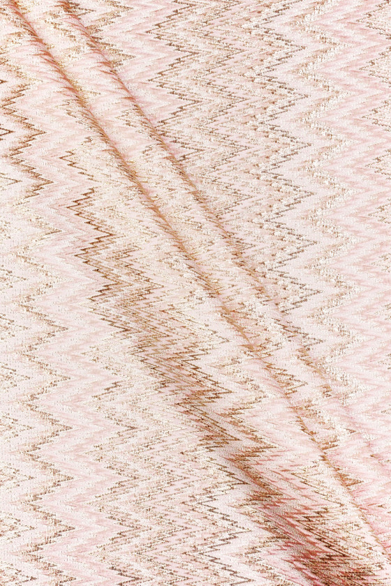 Jacquard rózsaszín cikk-cakk