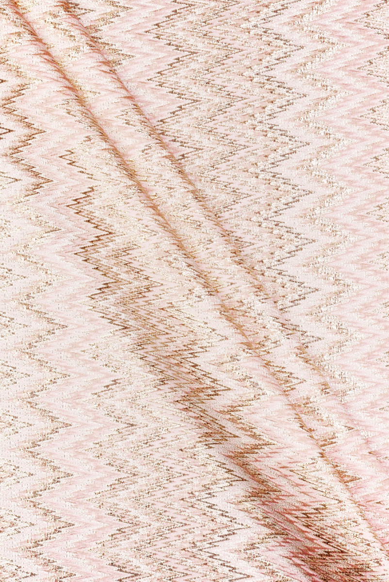 Jacquard rosa Zickzack