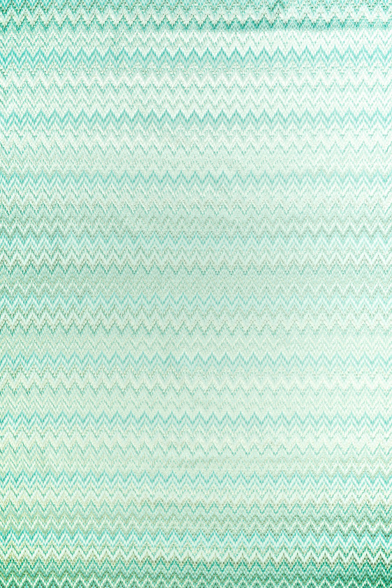 Jacquard mint zigzags