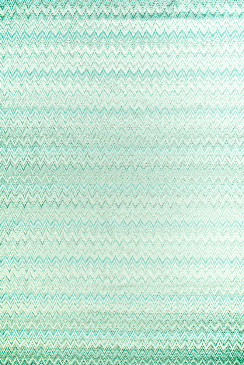 Jacquard Minze Zickzack