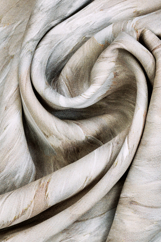 Cadi Viscose Beige Pene KUPON 80cm