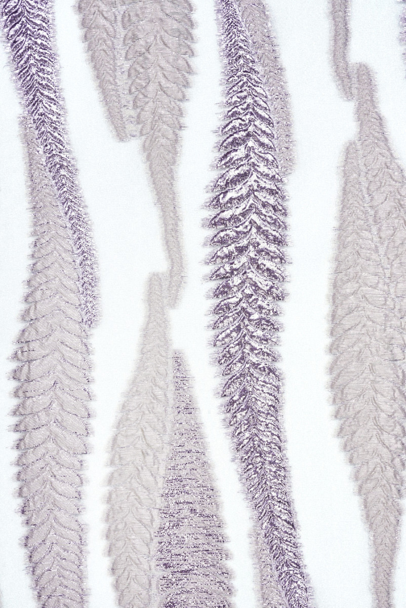 Organza jacquard páfránylevél