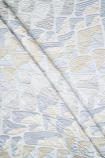 Geometria jacquard crema