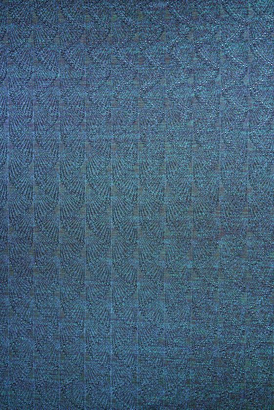 Jacquard-Bubble-Fächerhälften