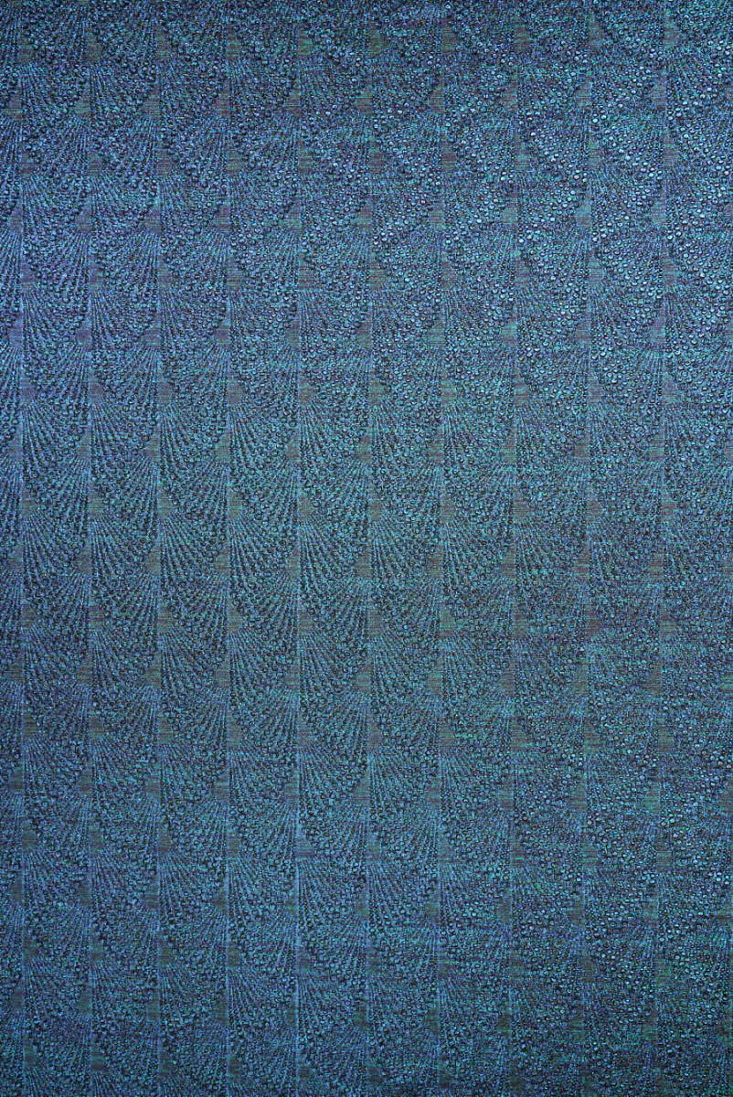 Jacquard Bubble Fan Halves