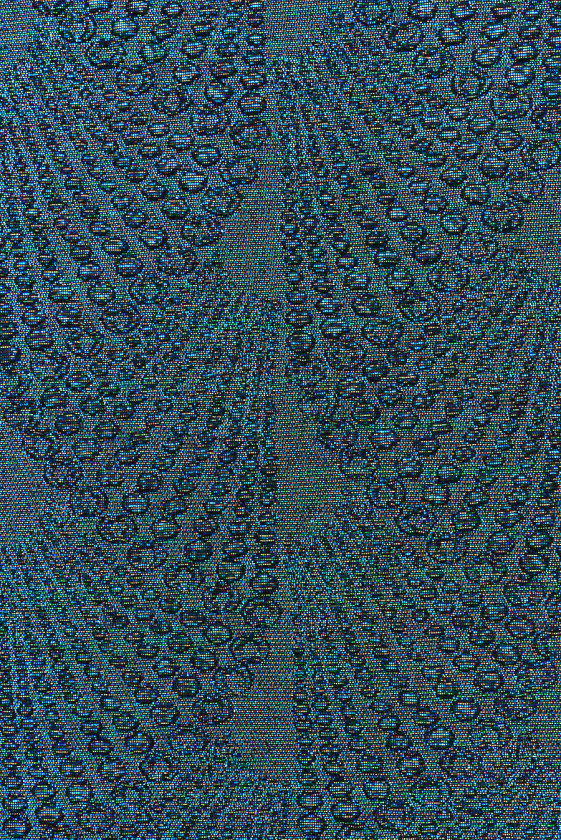 Jacquard Bubble Fan Halves