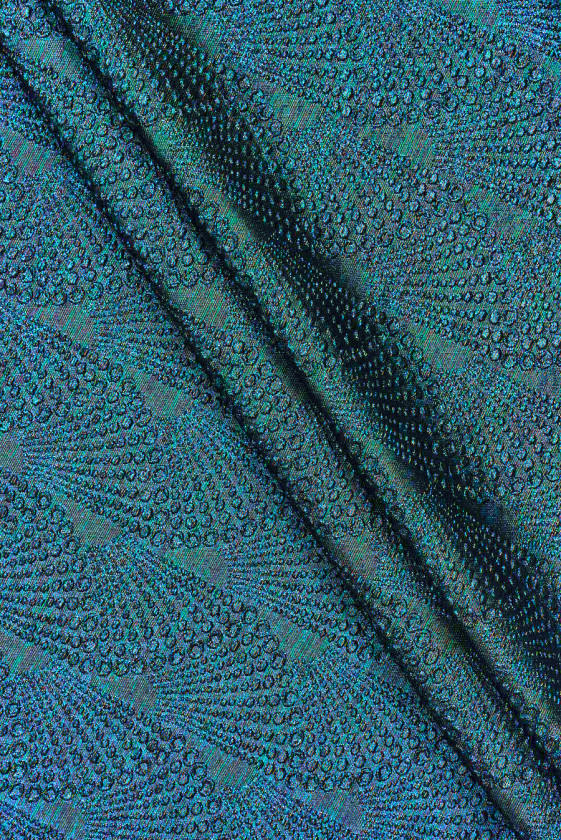 Jacquard Bubble Fan Halves