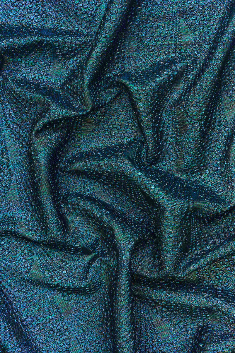 Jacquard-Bubble-Fächerhälften