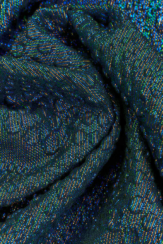 Jacquard-Bubble-Fächerhälften