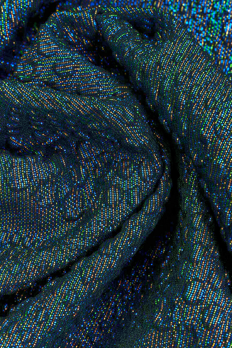 Jacquard-Bubble-Fächerhälften