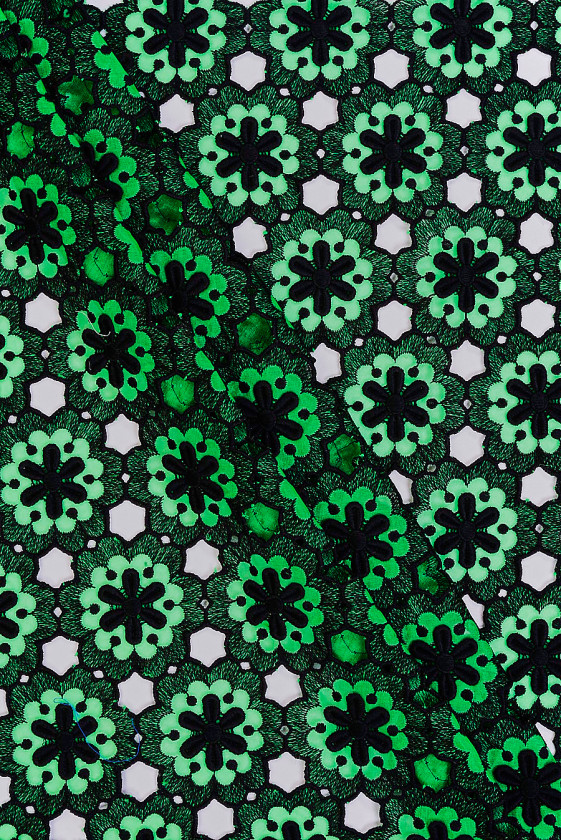 Guipure mit Chiffon narrow