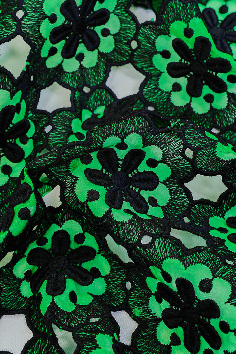 Guiur lace with chiffon