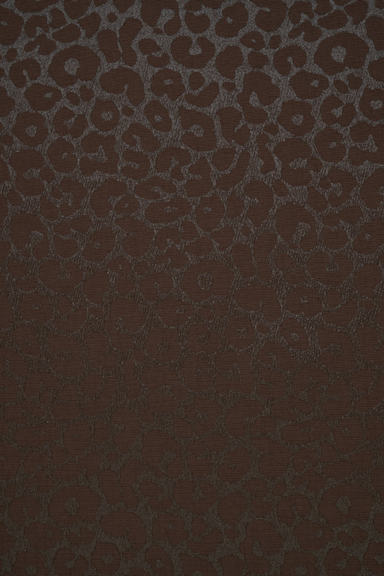 Barna leopárd nyomtatás jacquard