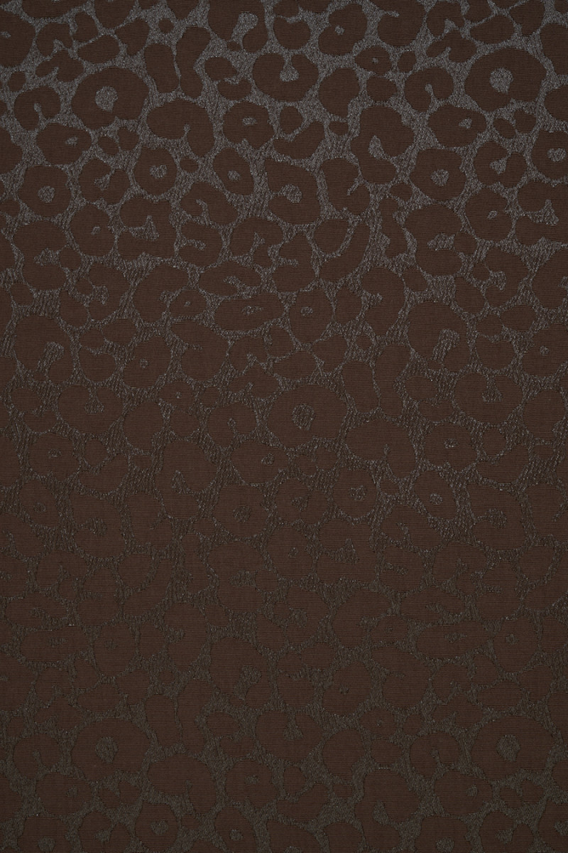 Brauner Jacquard mit Leopardenmuster