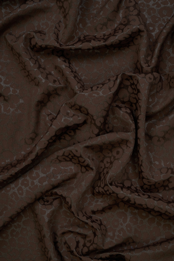 Pruun leopardi trükk jacquard