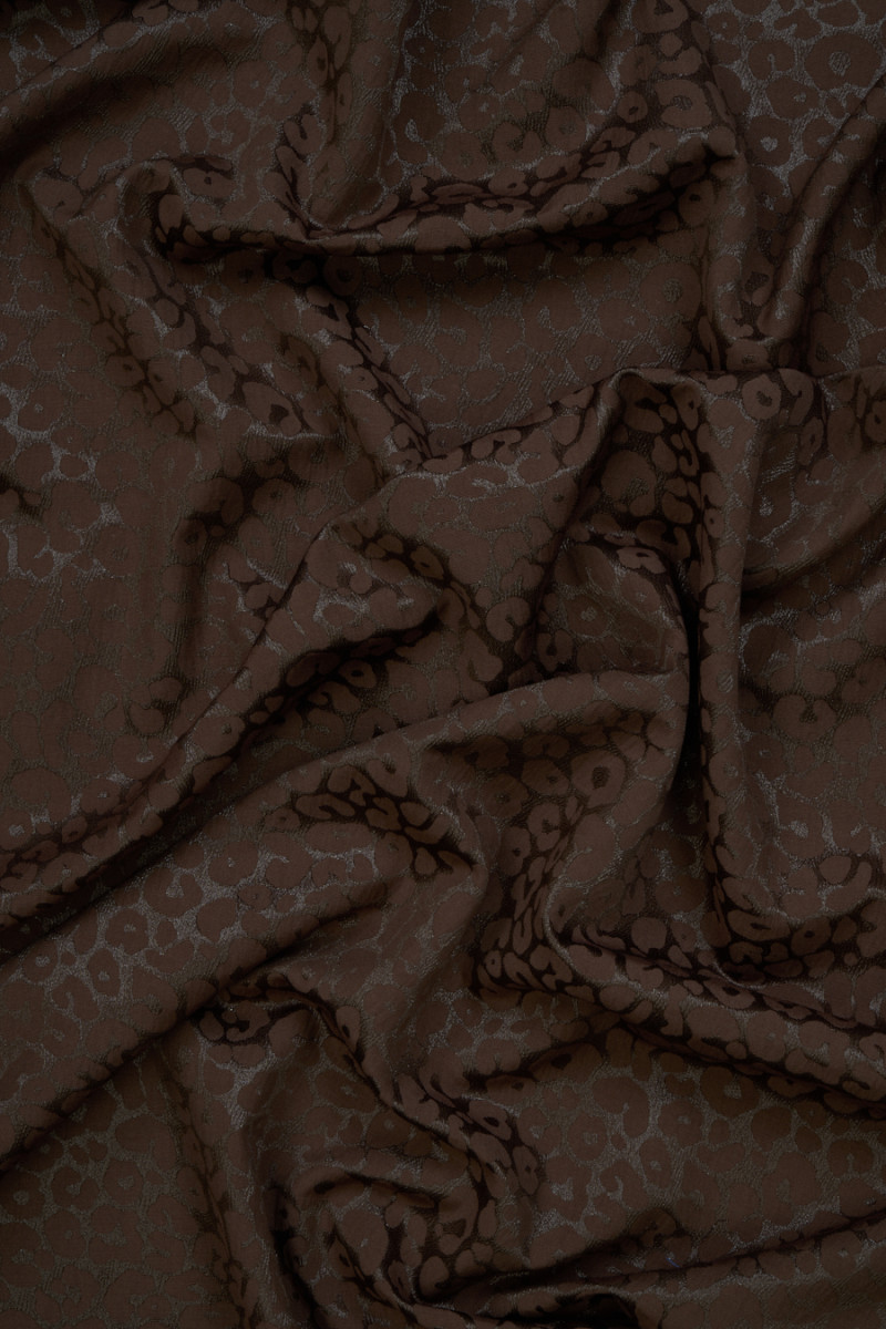 Pruun leopardi trükk jacquard