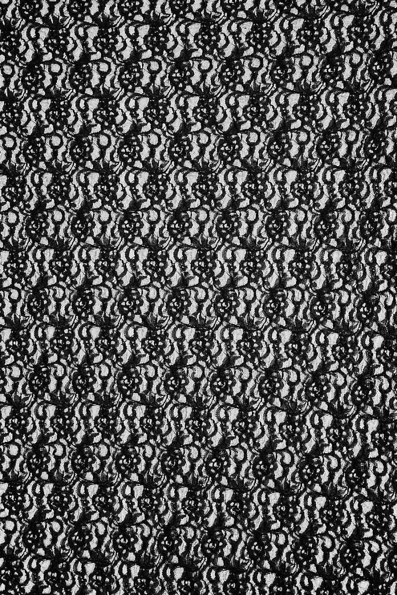 Elastic evening lace